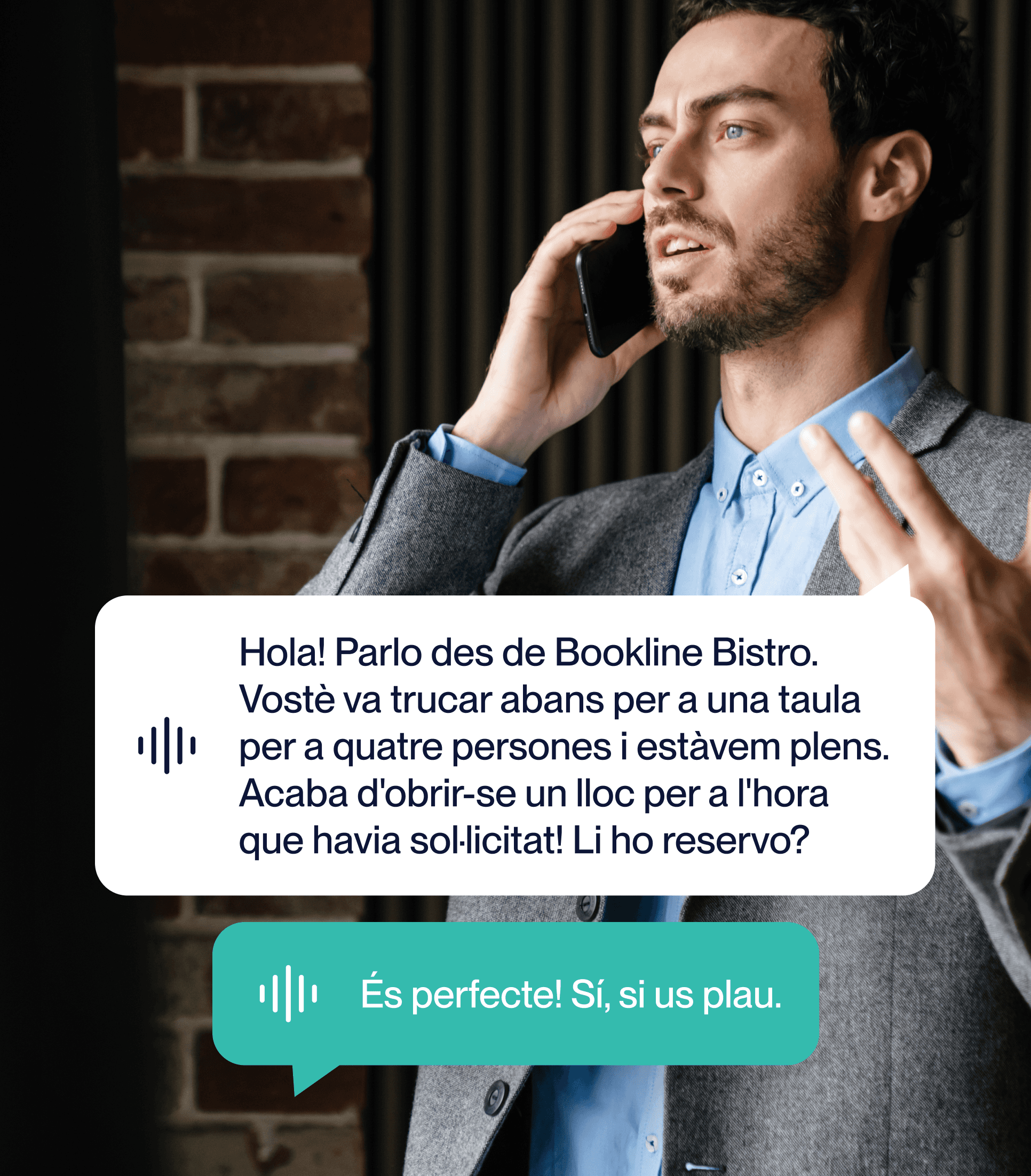 Man talking on the phone