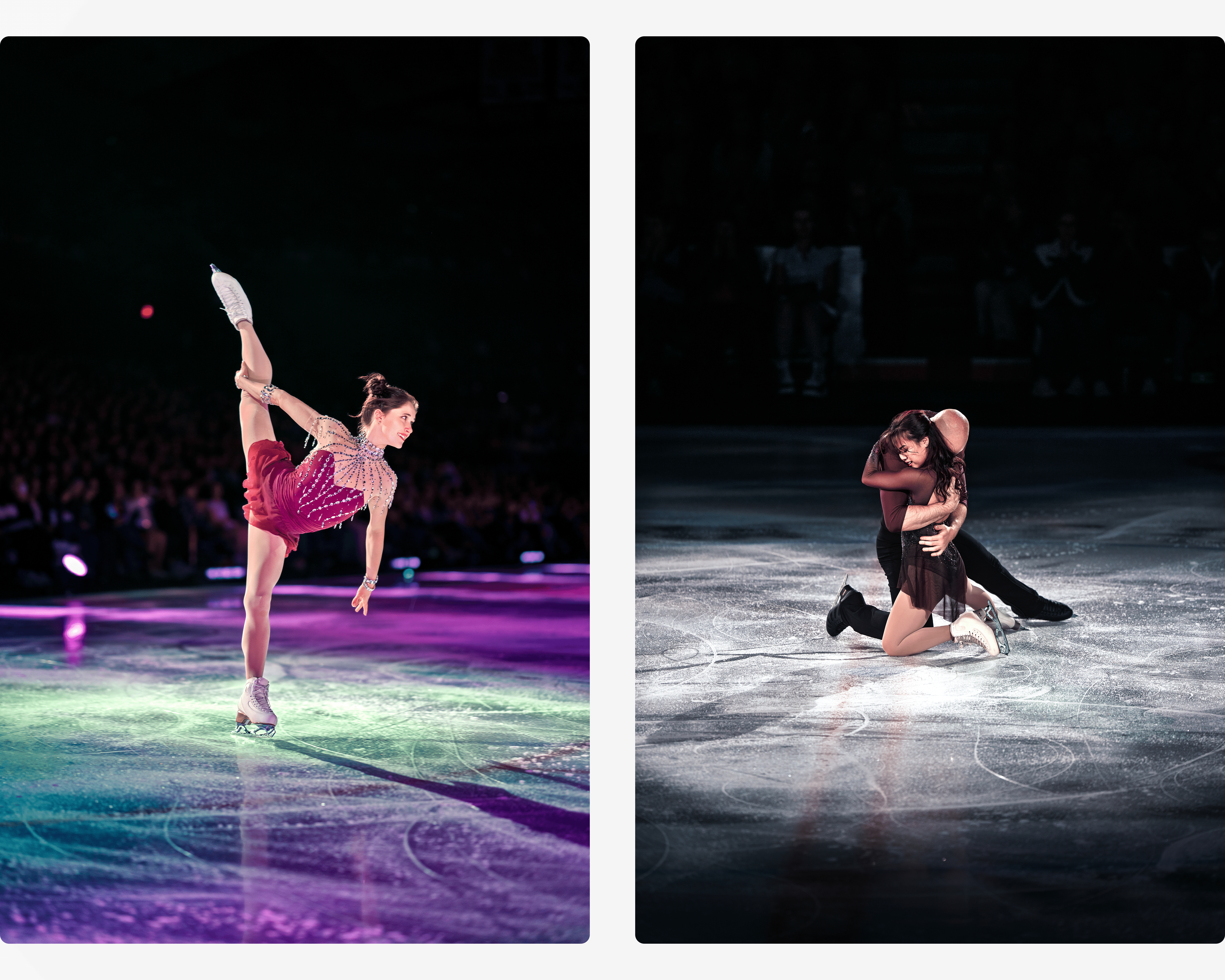 Alyssa Liu and Olympic crew perform in chicago at the All state Arena in Ice Skating Perfection