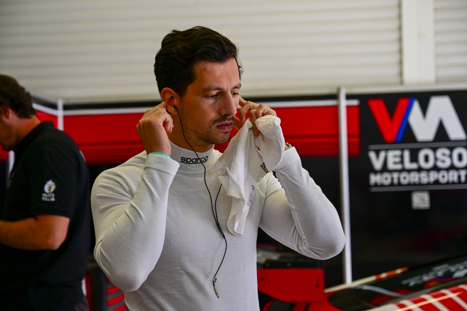 Racing Driver on pitlane