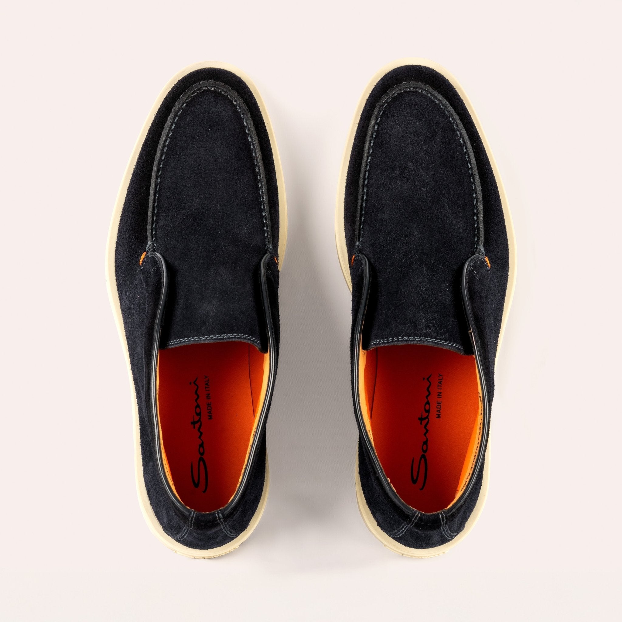 Men’s blue suede desert boot - Mandelli UK