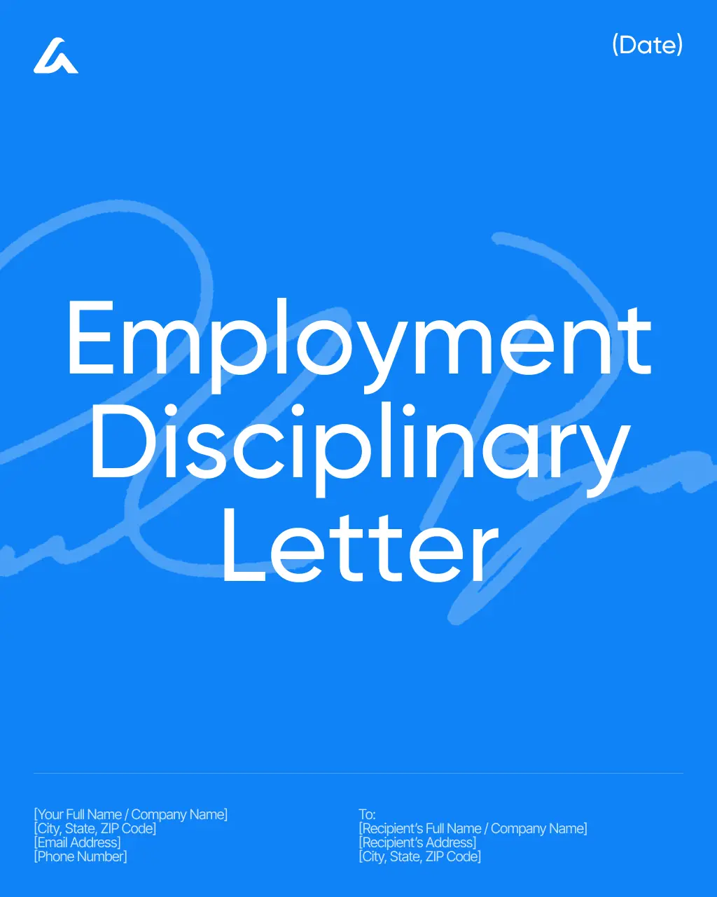 Employment Disciplinary Letter