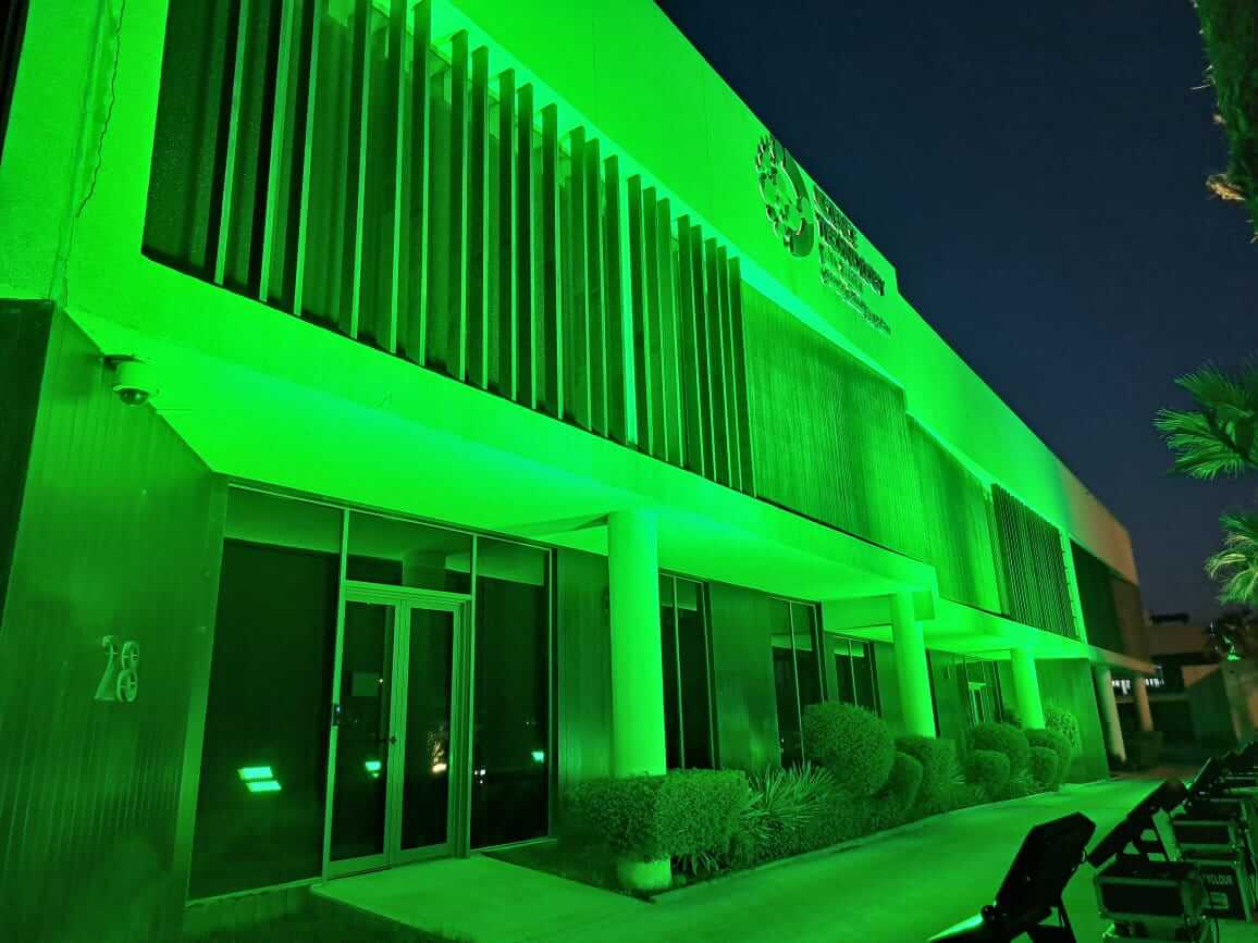 Science Technology Building Fronts Lighting in Saudi