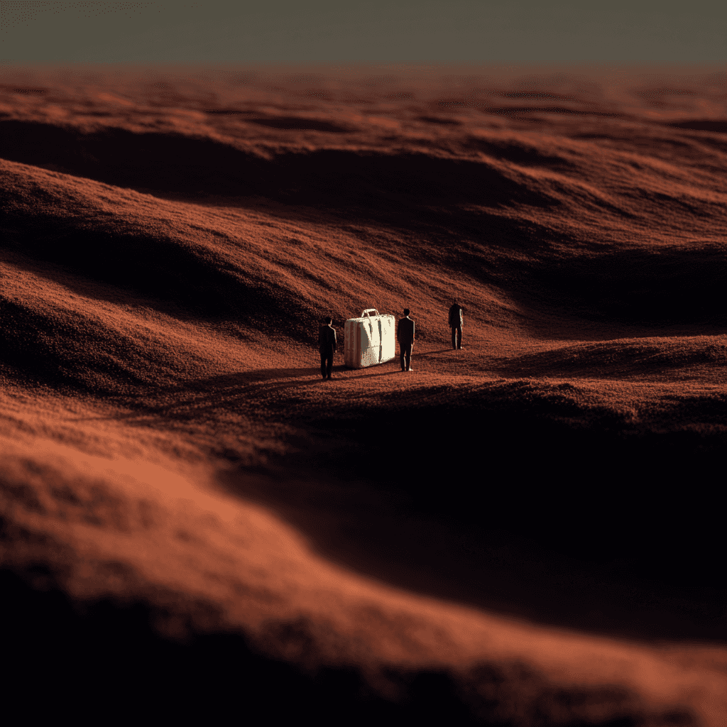 Macro detail of granular red clay texture, Frozen powder explosion simulation, High-speed photography aesthetic, Tactile Materiality, Engineered by Aventi