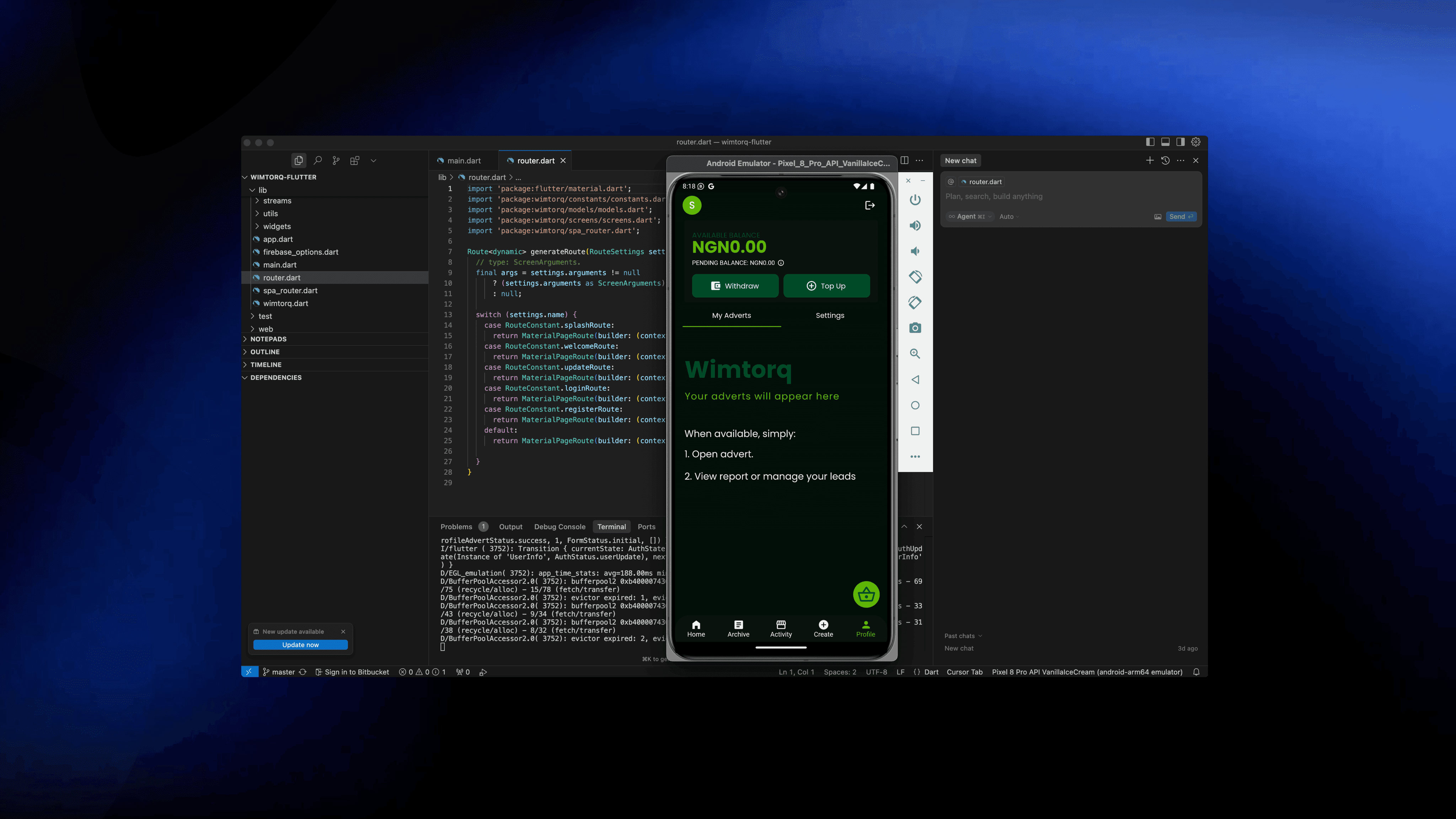 Flutter’s native-like performance gave Wimtorq a fluid, fast UI that adapts to screen sizes effortlessly. We focused on micro-interactions, swipe gestures, and touch-optimized cards to make shopping feel quick and intuitive. The mobile experience is tightly synced with the Laravel-powered web backend, ensuring real-time updates and smooth transitions between platforms.