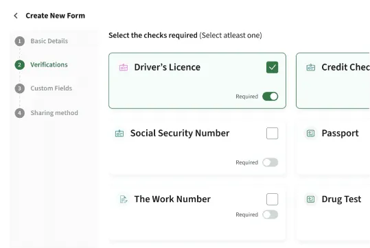 Modal card