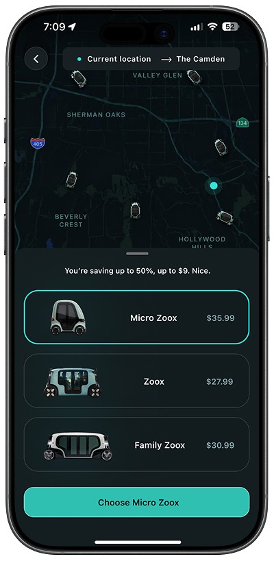 Ride Selection Image