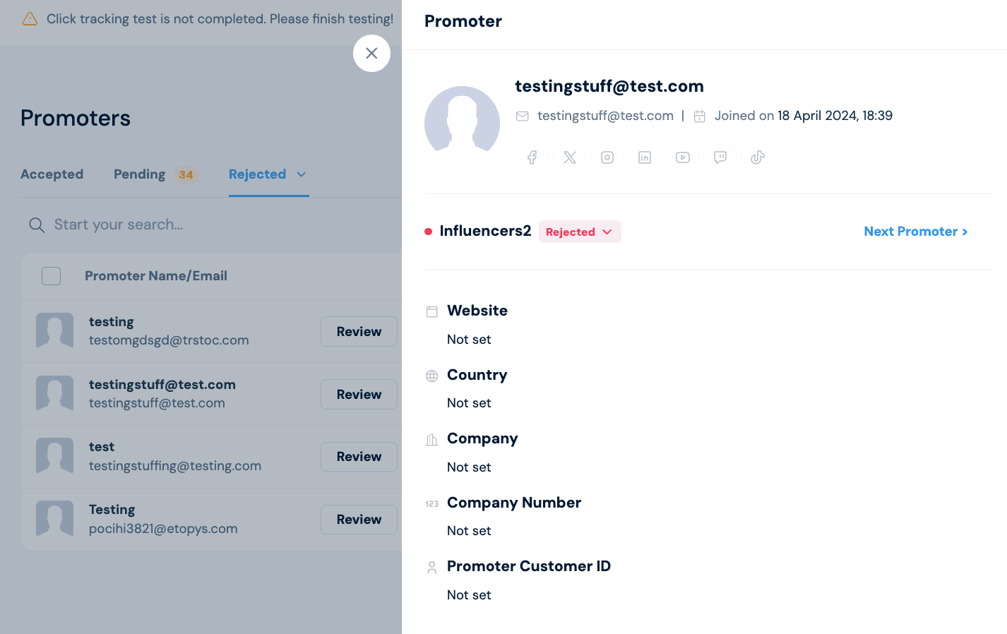 Let built-in fraud protection flag the obvious cases FirstPromoter