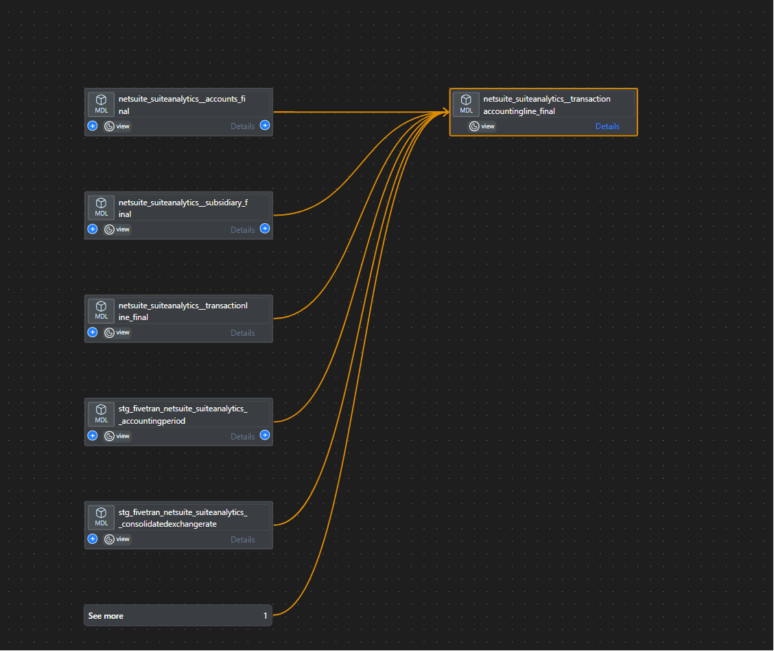 Netsuite data schema
