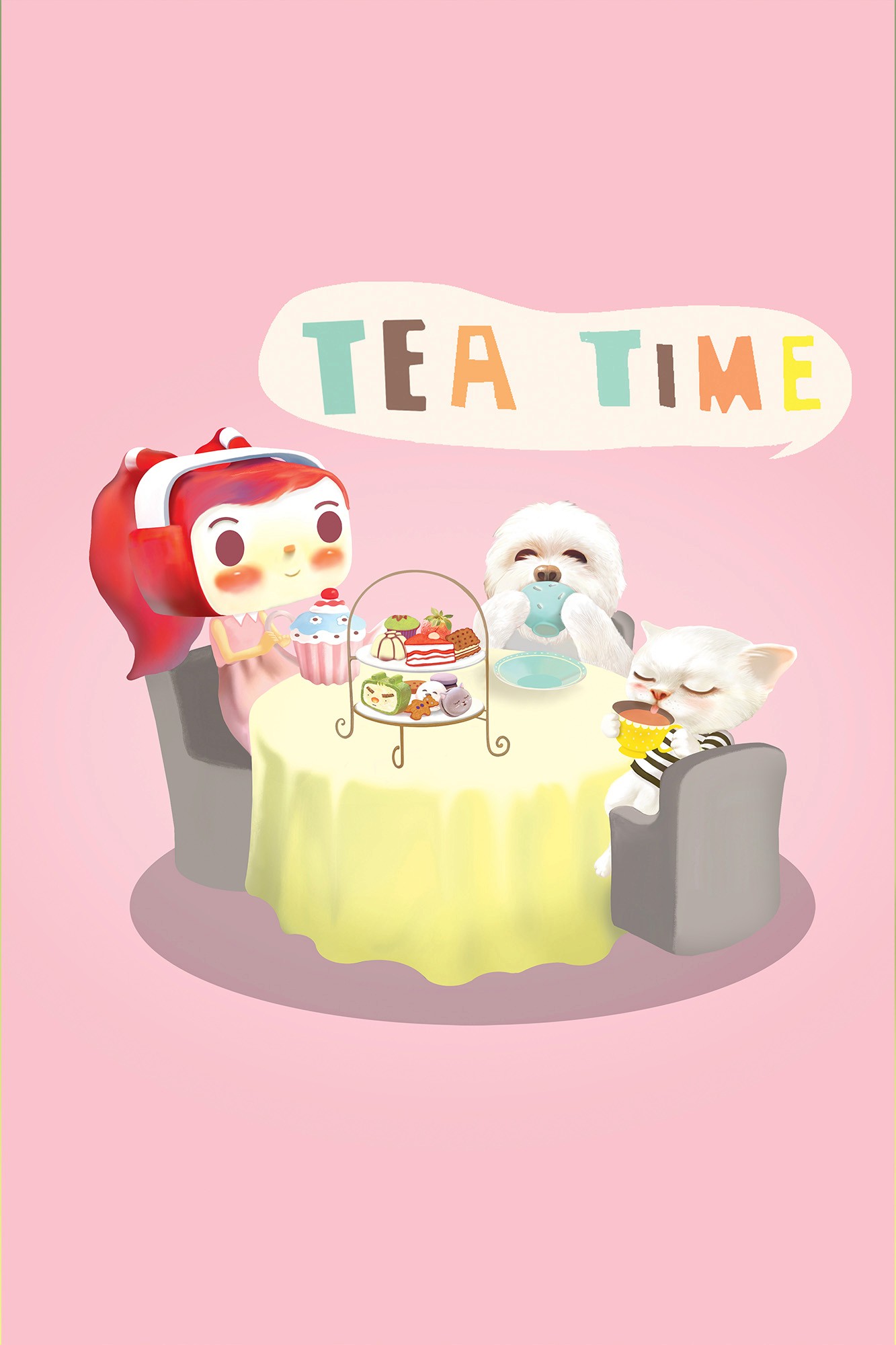 Smile Pup — Tea Time