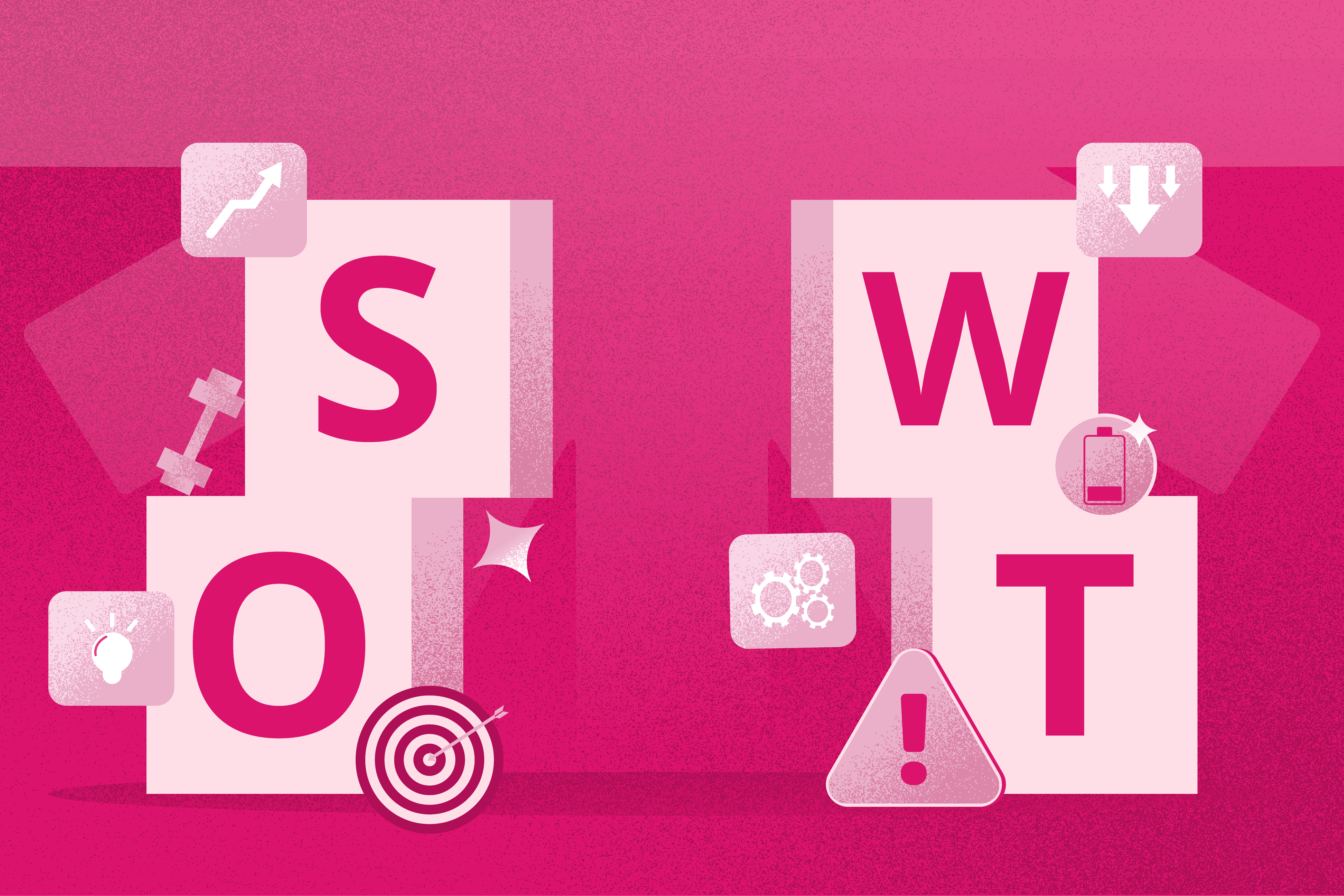 كيف تنفّذ تحليل SWOT رقميًا عبر الاستبيانات ولوحات البيانات؟