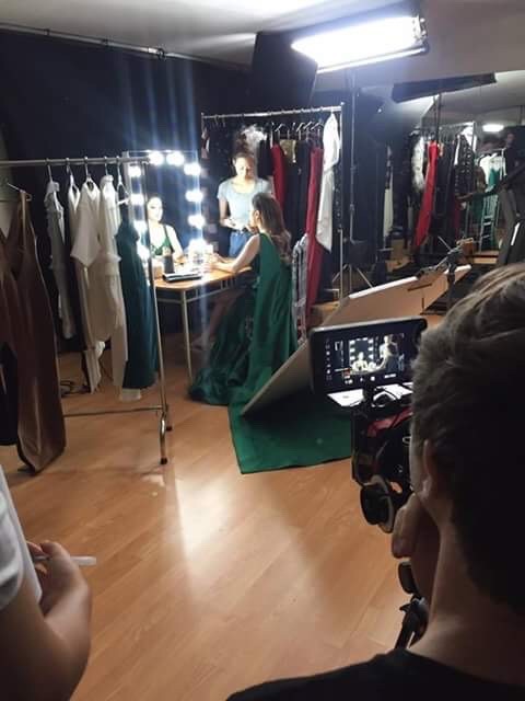 Backstage photo shooting with Lydia Sarunrat for Maprao by Suzaku Productions