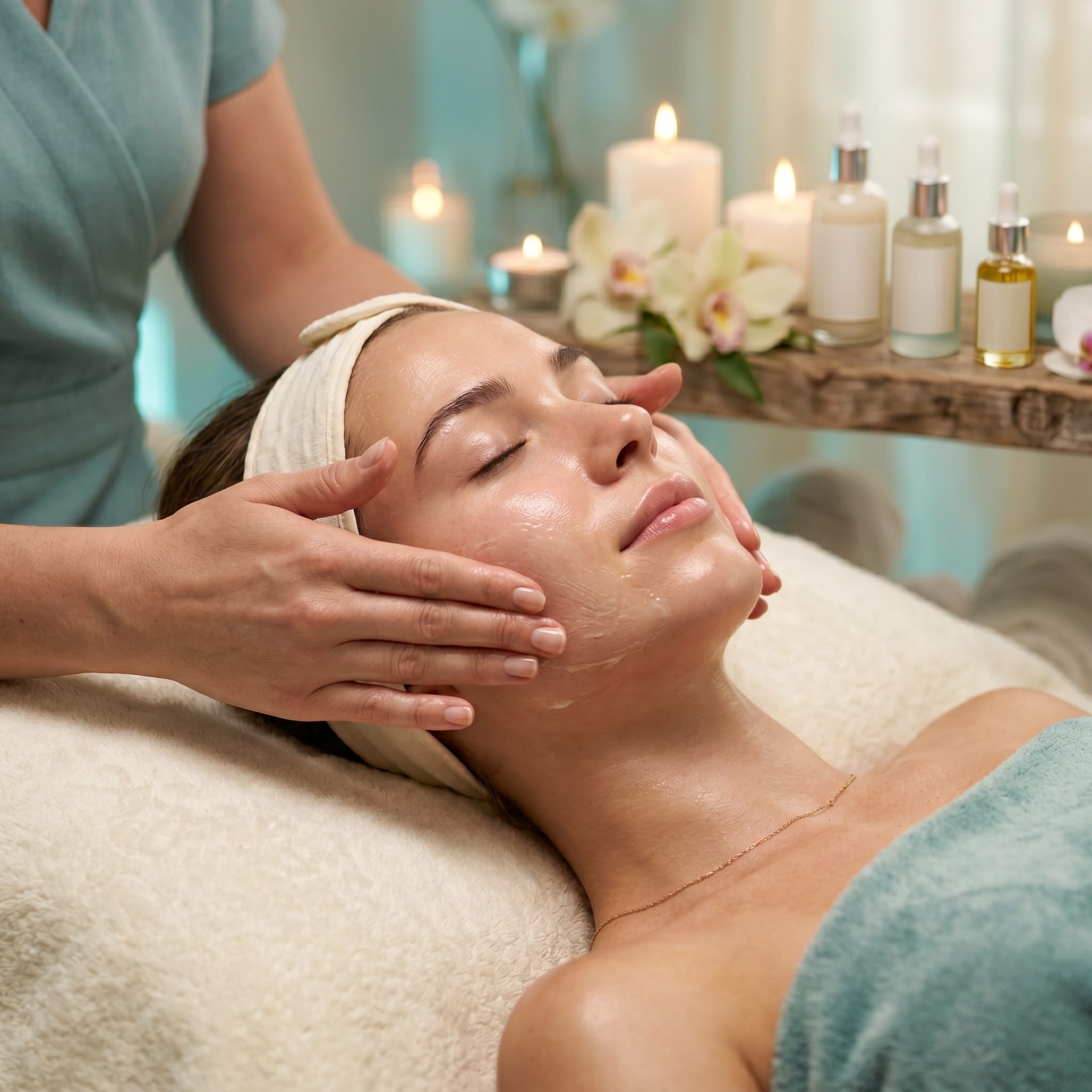 Premium skincare spa experience