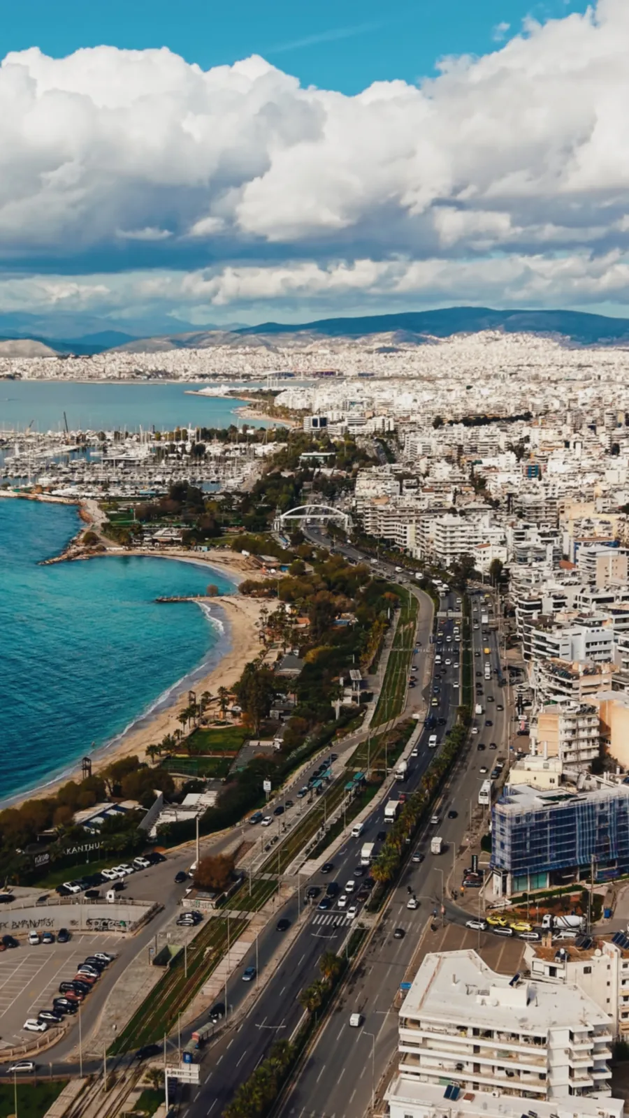 Alimos and the coast, photographed for NUR Developments
