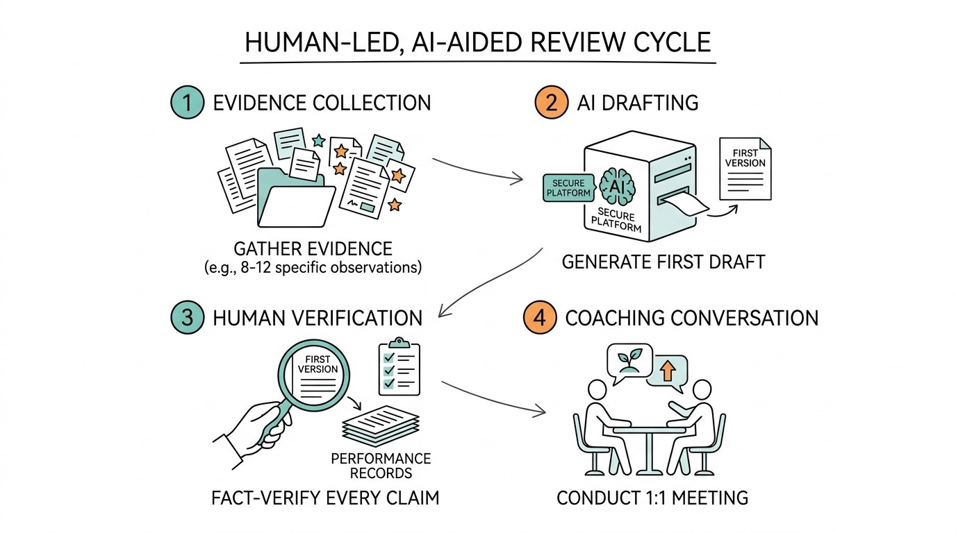 How to Run a Human-Led, AI-Aided Review Cycle