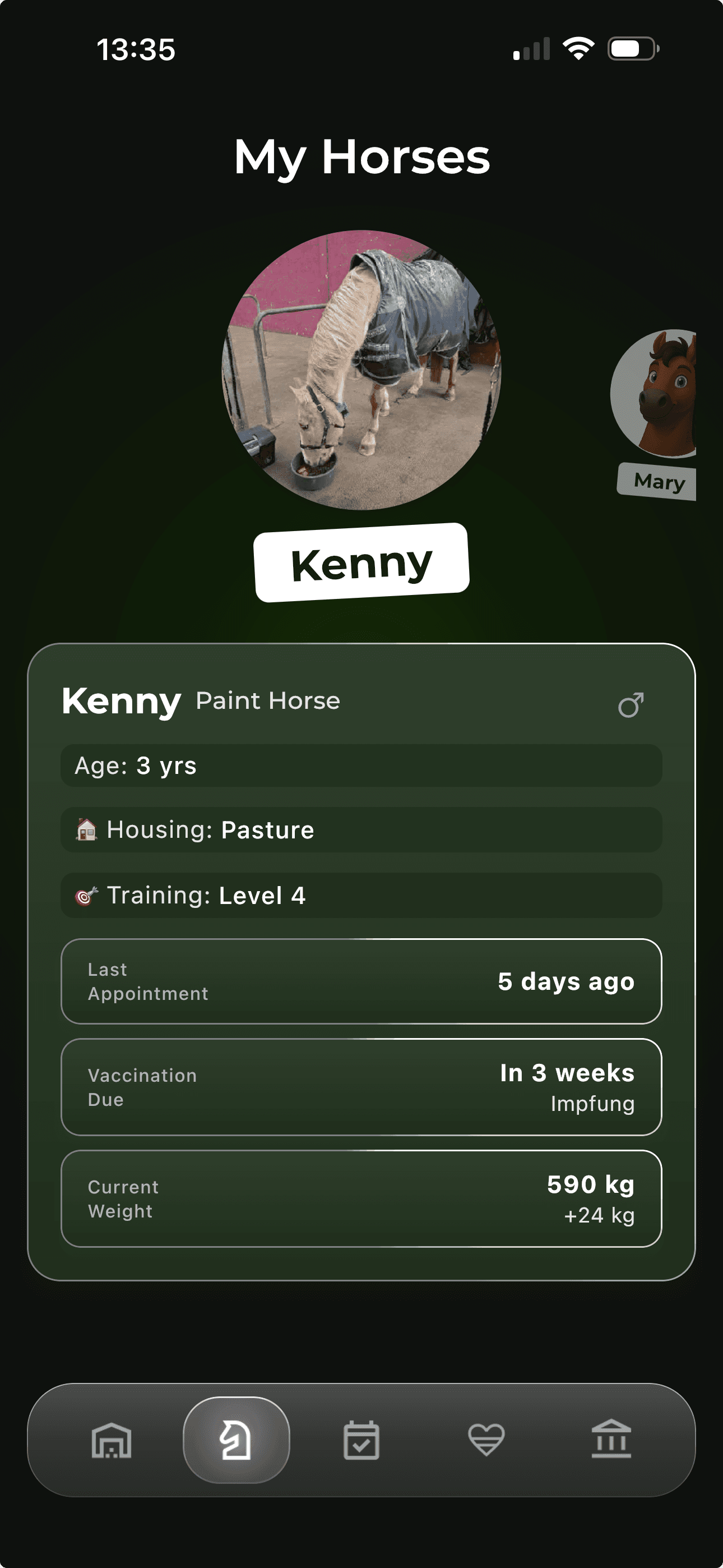 Horse Profile - ManeMap
