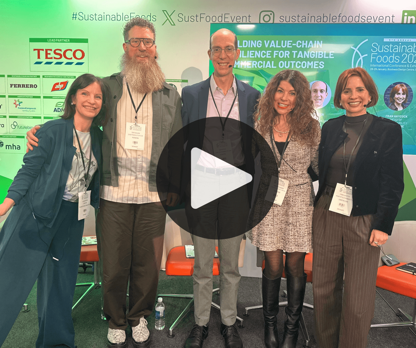 Play video of our panel at Sustainable Foods 2026