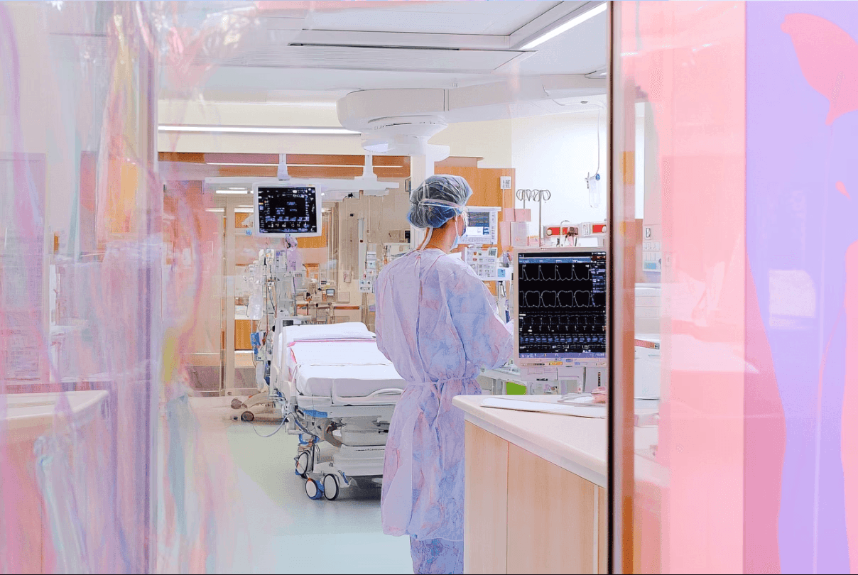 Candid photo of an operating room