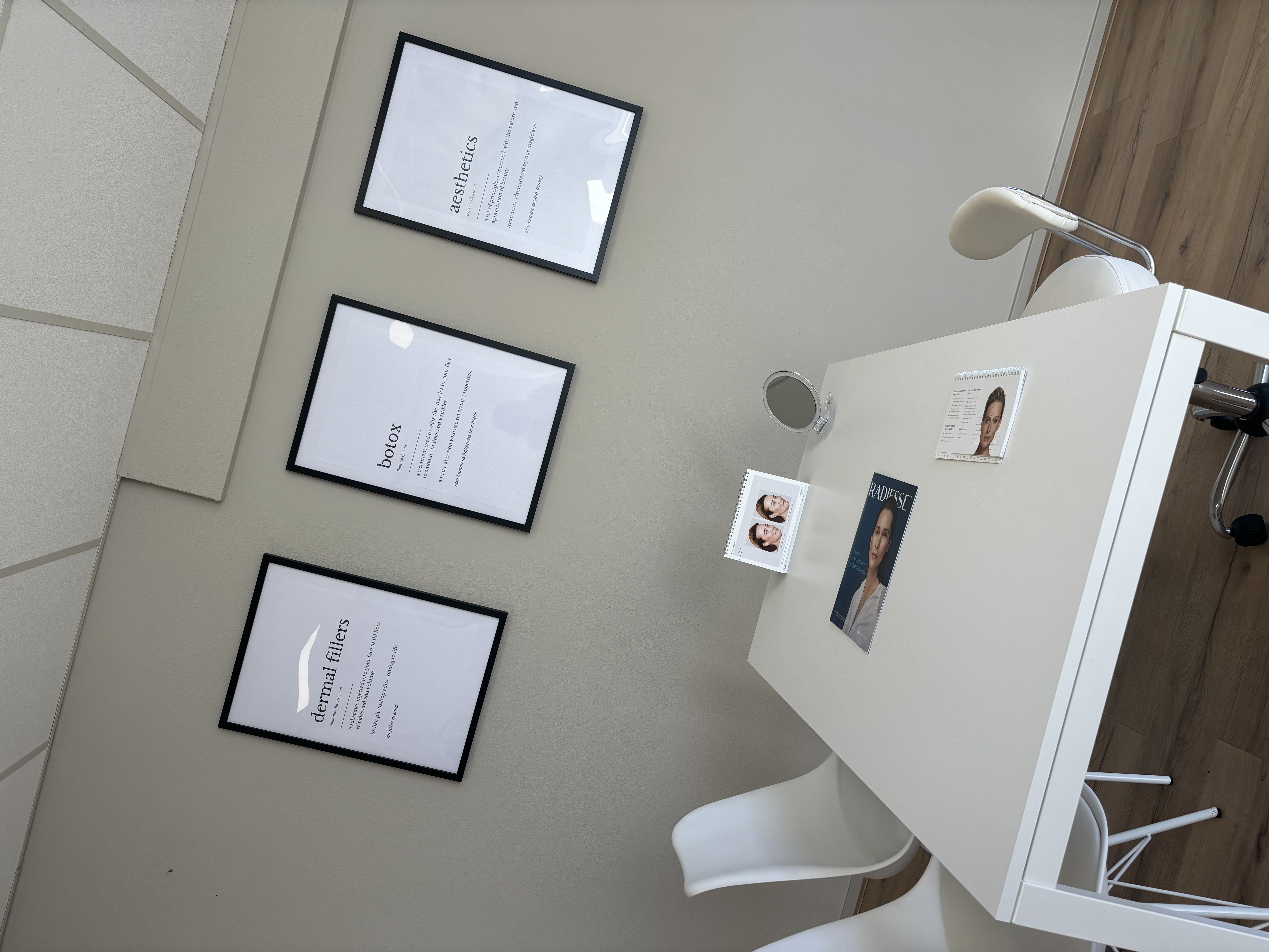Modern hospital reception area