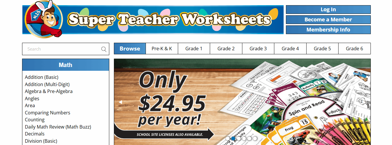 Super Teacher Worksheets
