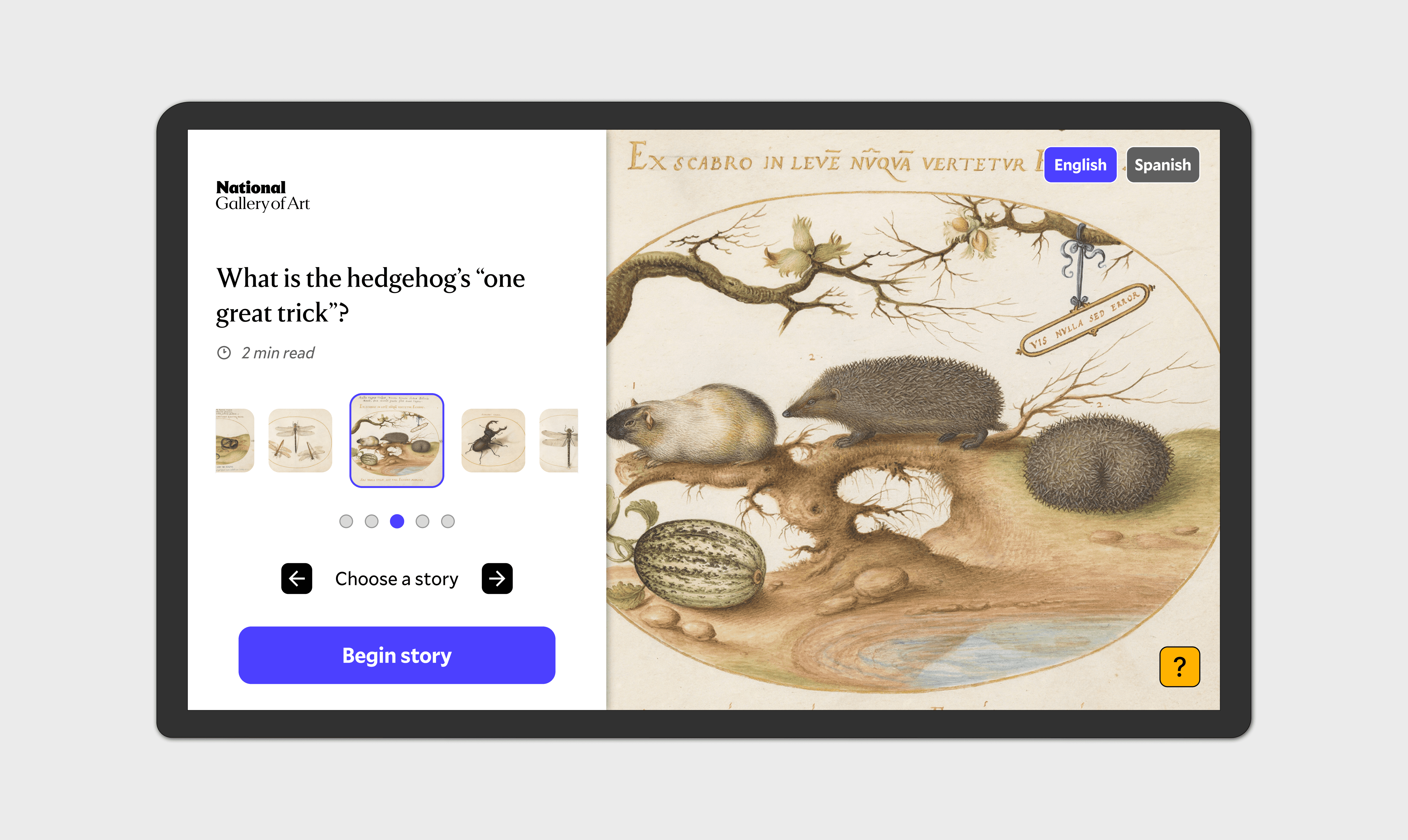 Mockup Image of Little Beasts Kiosk Redesign
