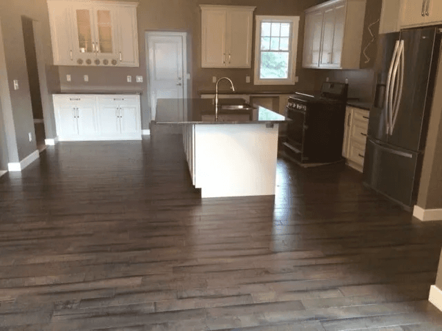 Beautiful kitchen design featuring flooring by Shilling's Carpets & Floors