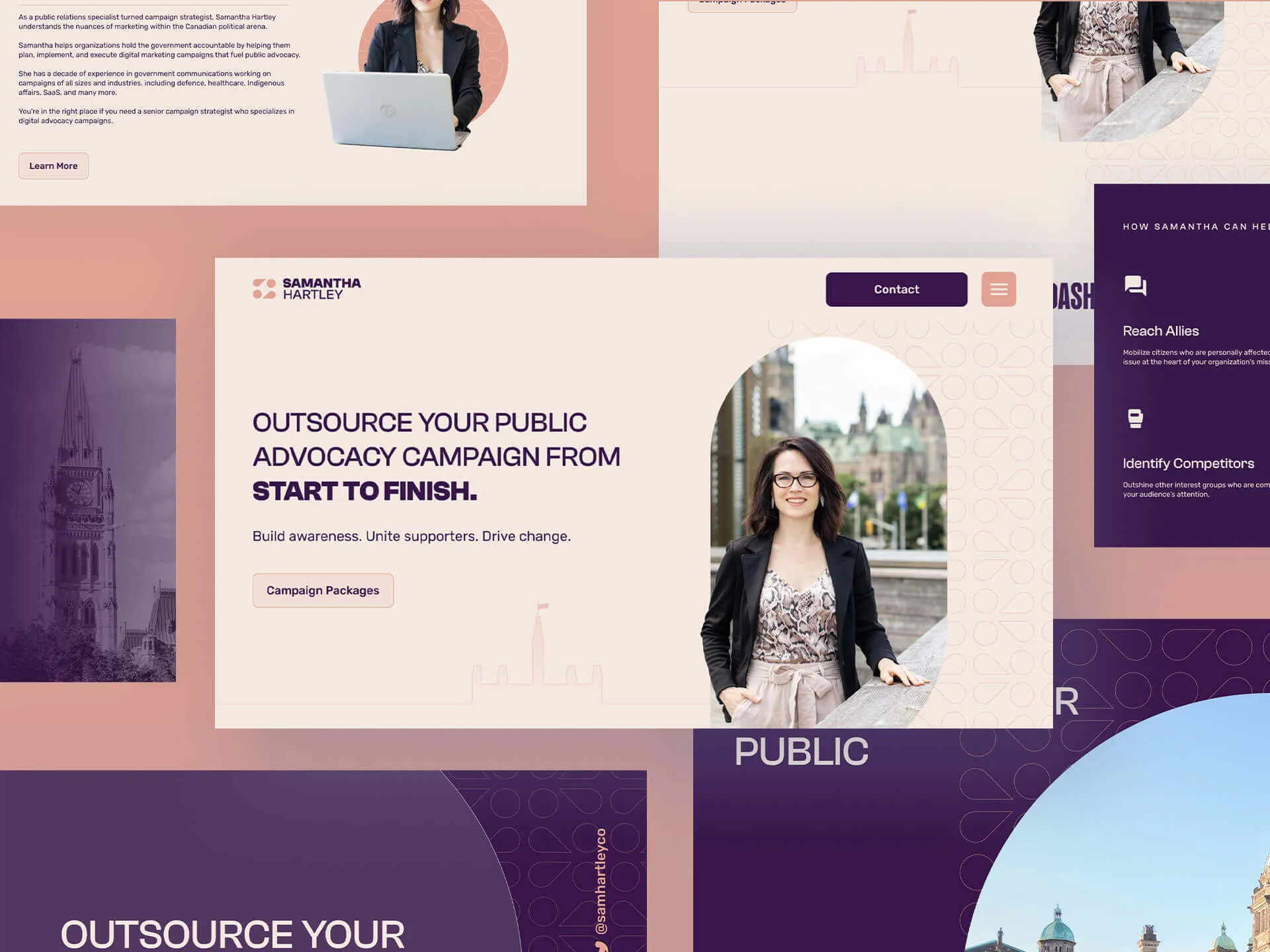 Samantha Hartley resource section and helpful information from the completed creative project