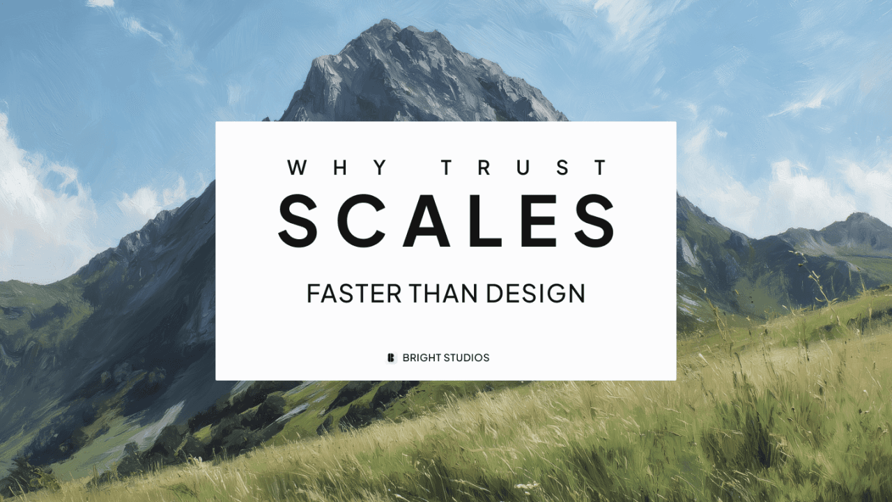 Why Trust Scales Faster Than Design
