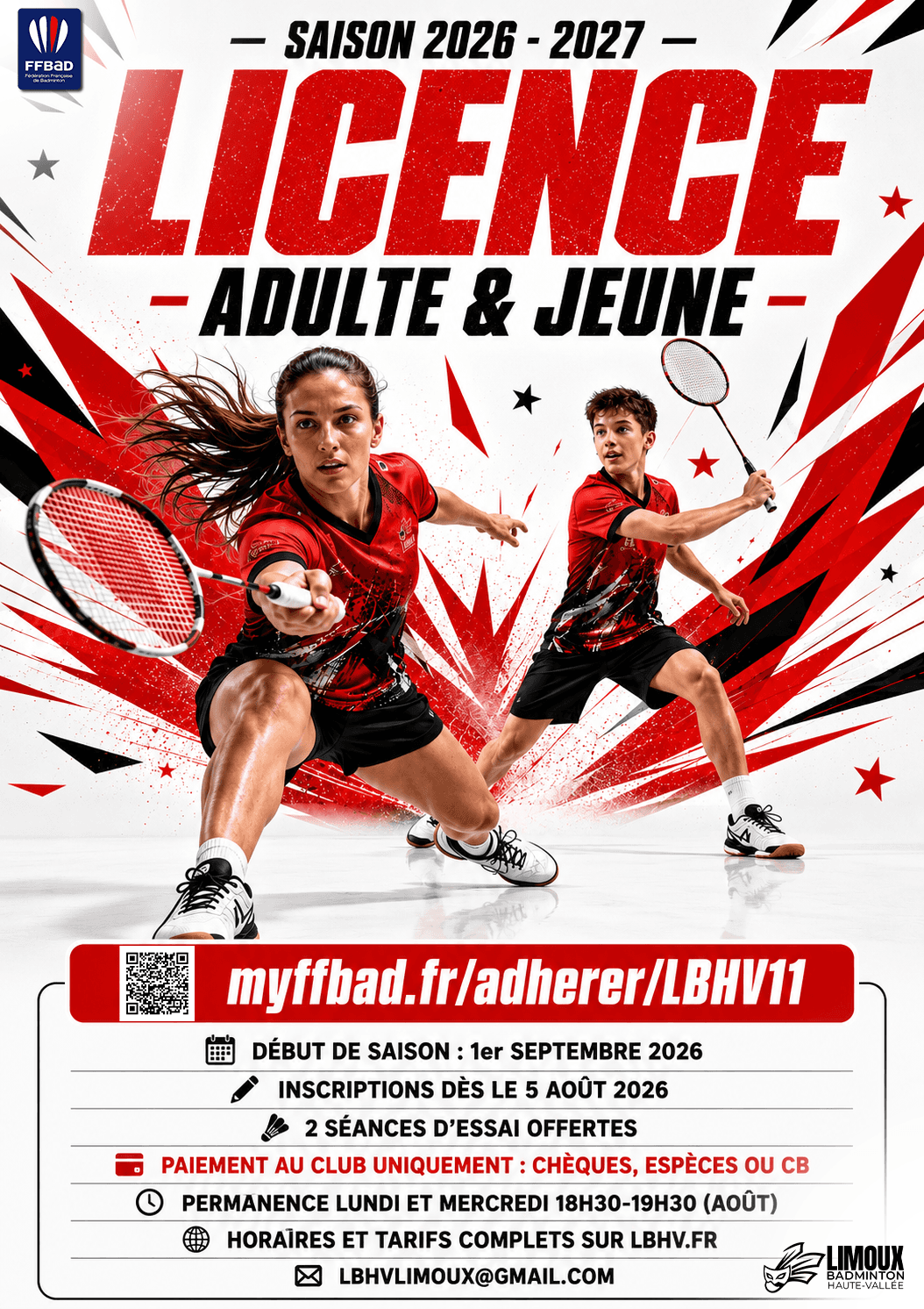 LICENCE LBHV 2026-2027