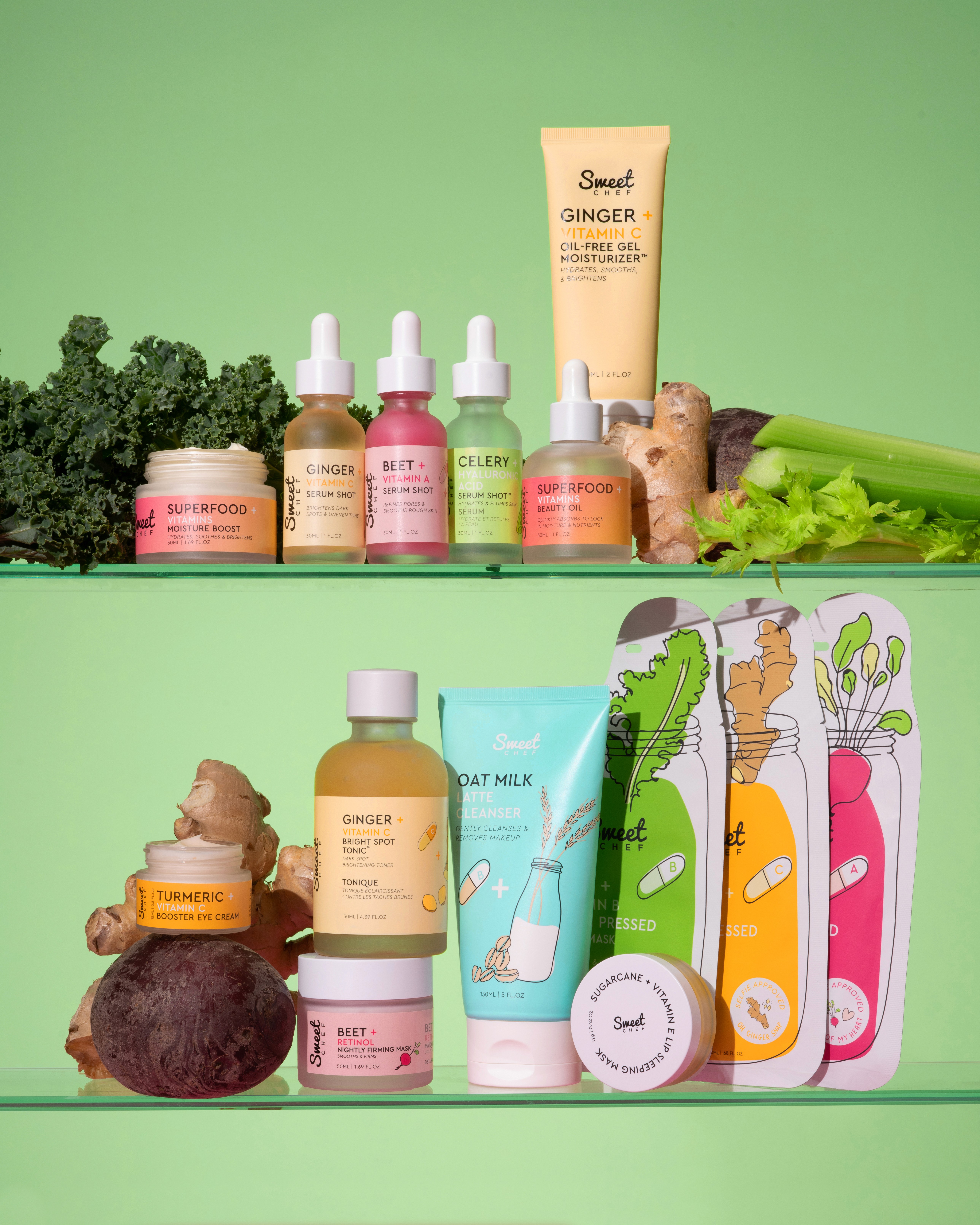 Branding for Sweet Chef's Skincare Range