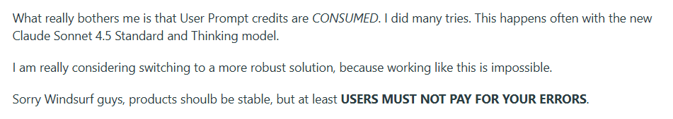 Windsurf Challenges Broken Credit System and Free Tier Frustrations