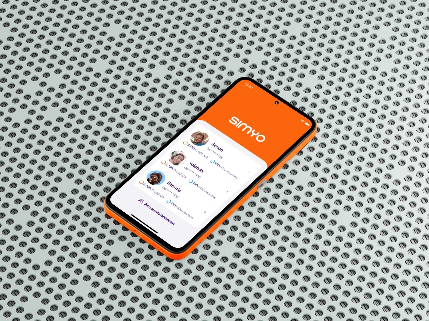 Mijn Simyo app on a CMF Phone