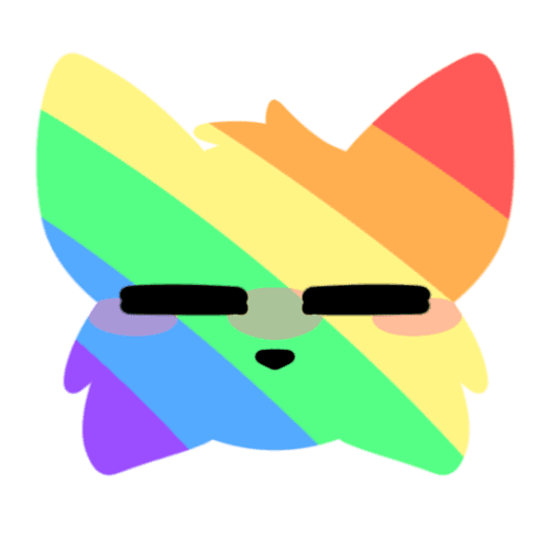 Pridecord Logo consisting of Gaybriel Mascot