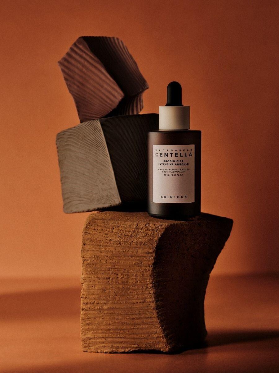 Centella ampoule skincare photography by Lefty Studio