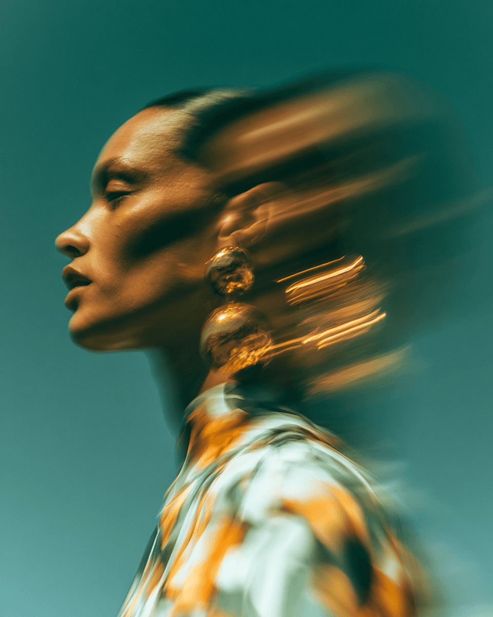 Lucent Arc Studio. AI-directed fine jewellery campaign image.