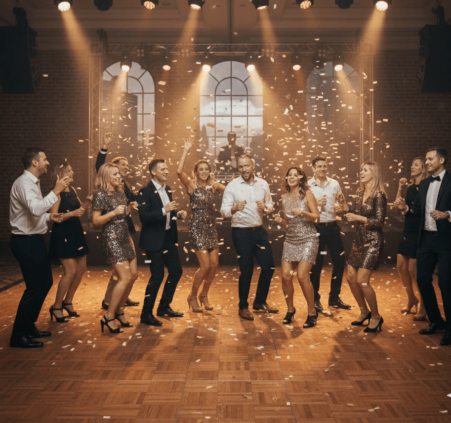 DJ playing in a club