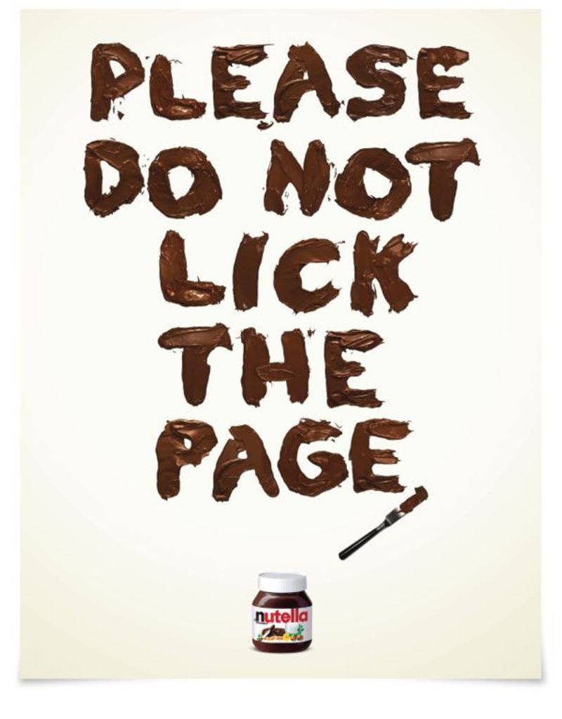 typography advertisement design