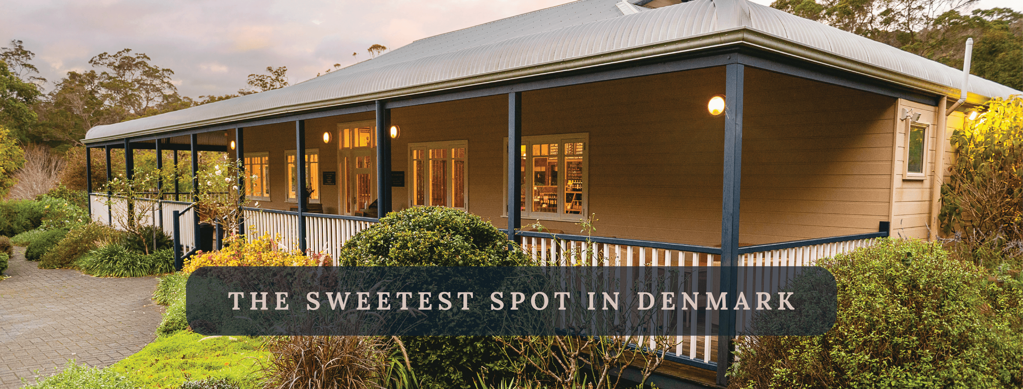 High-end branding photography set in garden location at Denmark Chocolate Company