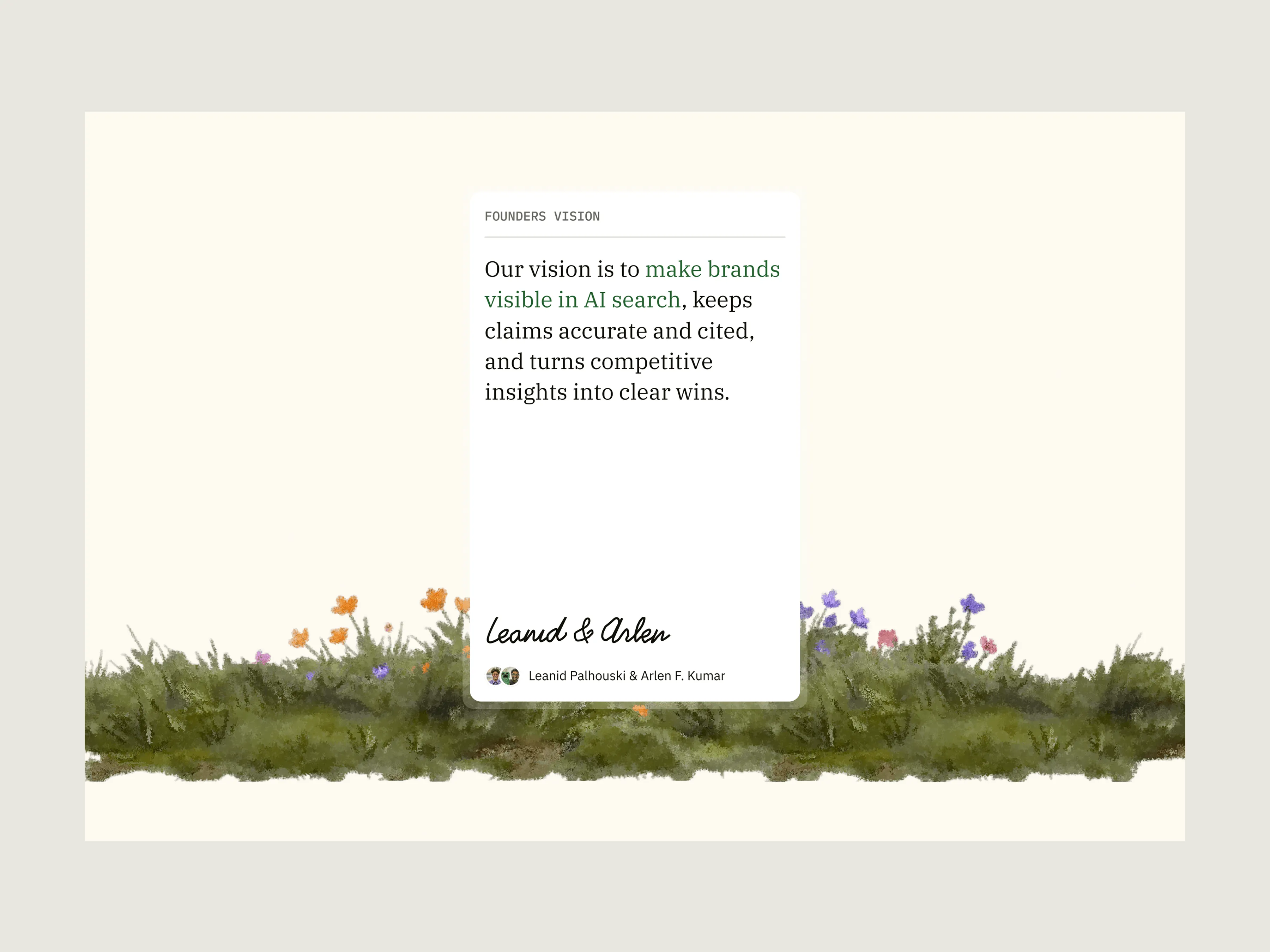 Wrodium - vision section