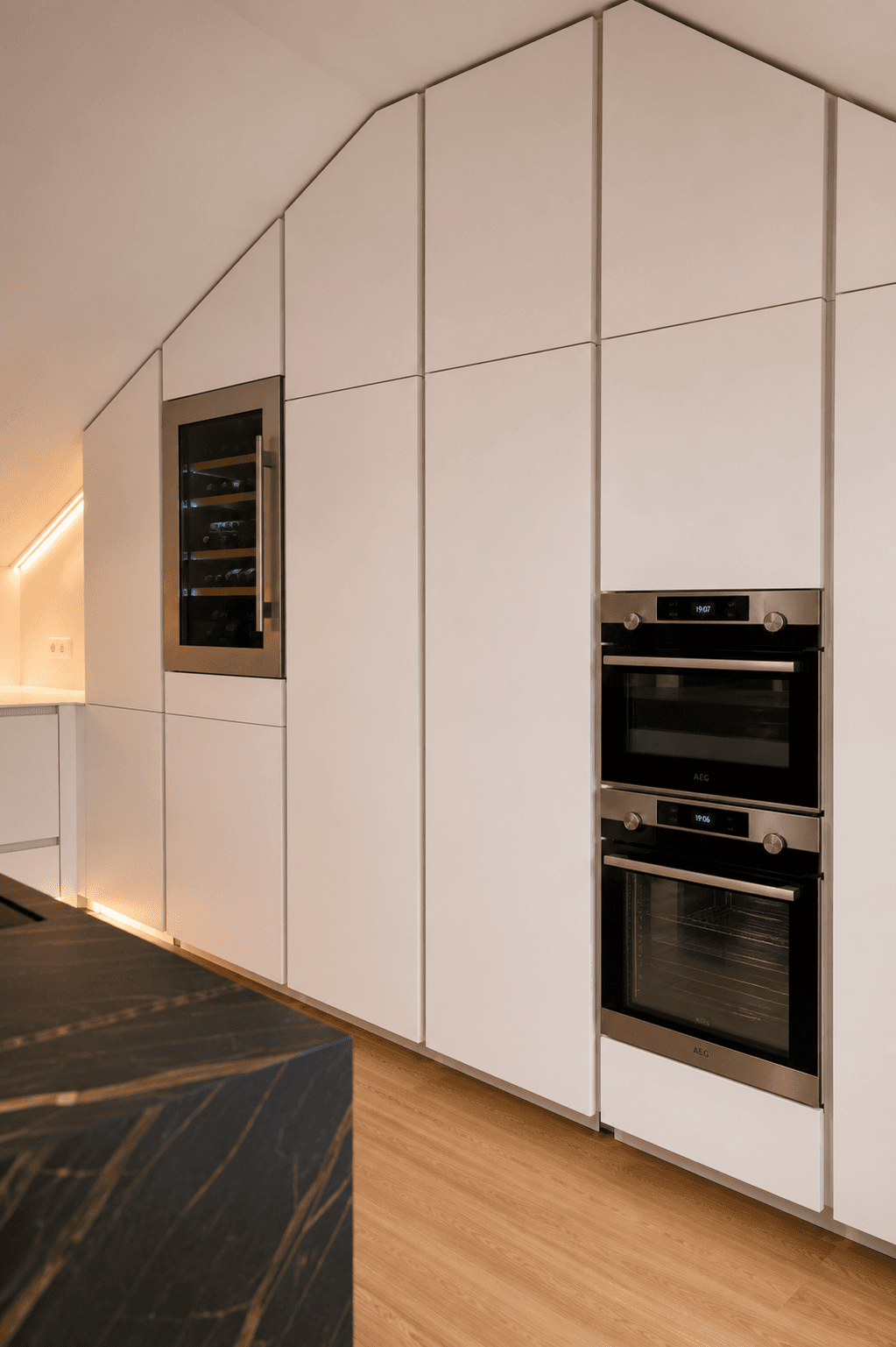 Project showcase image featuring a modern, refined interior.