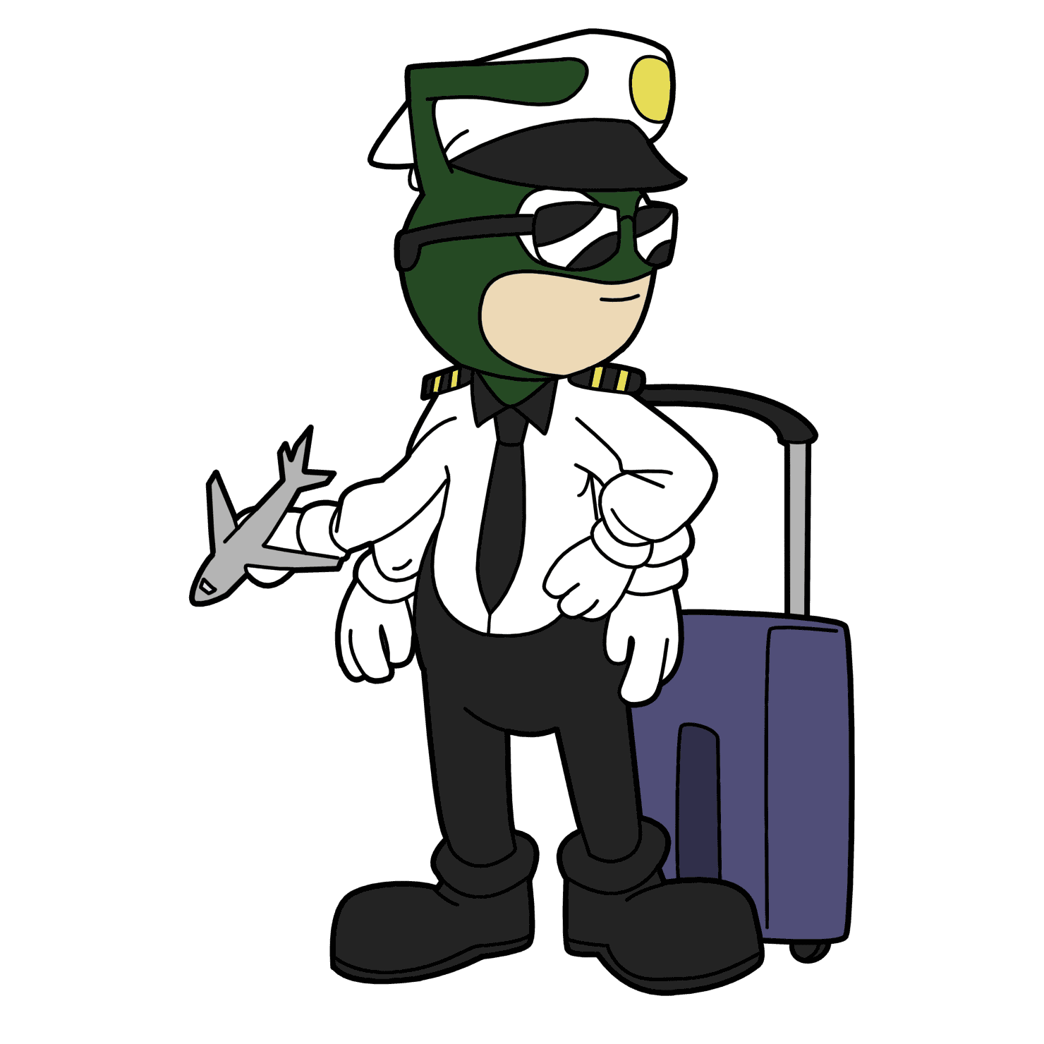 man travel