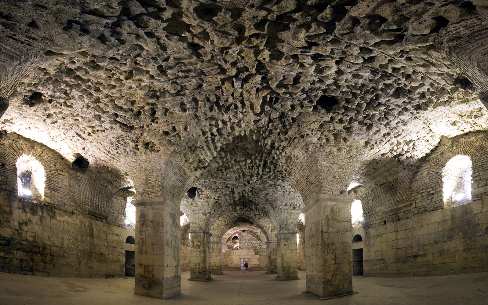 Diocletian's Cellar in Split, Croatia, featured on the Game of Thrones tour.