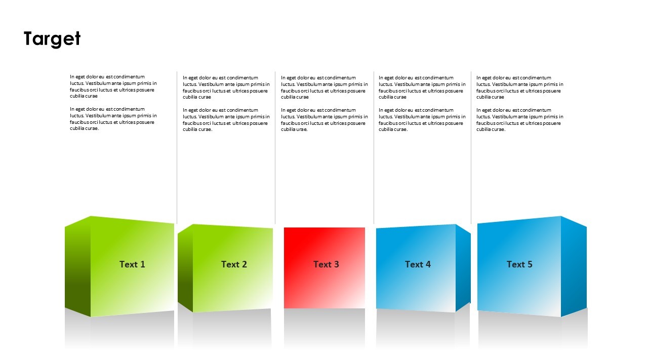 Target Audience Overview with Colorful Diagrams
