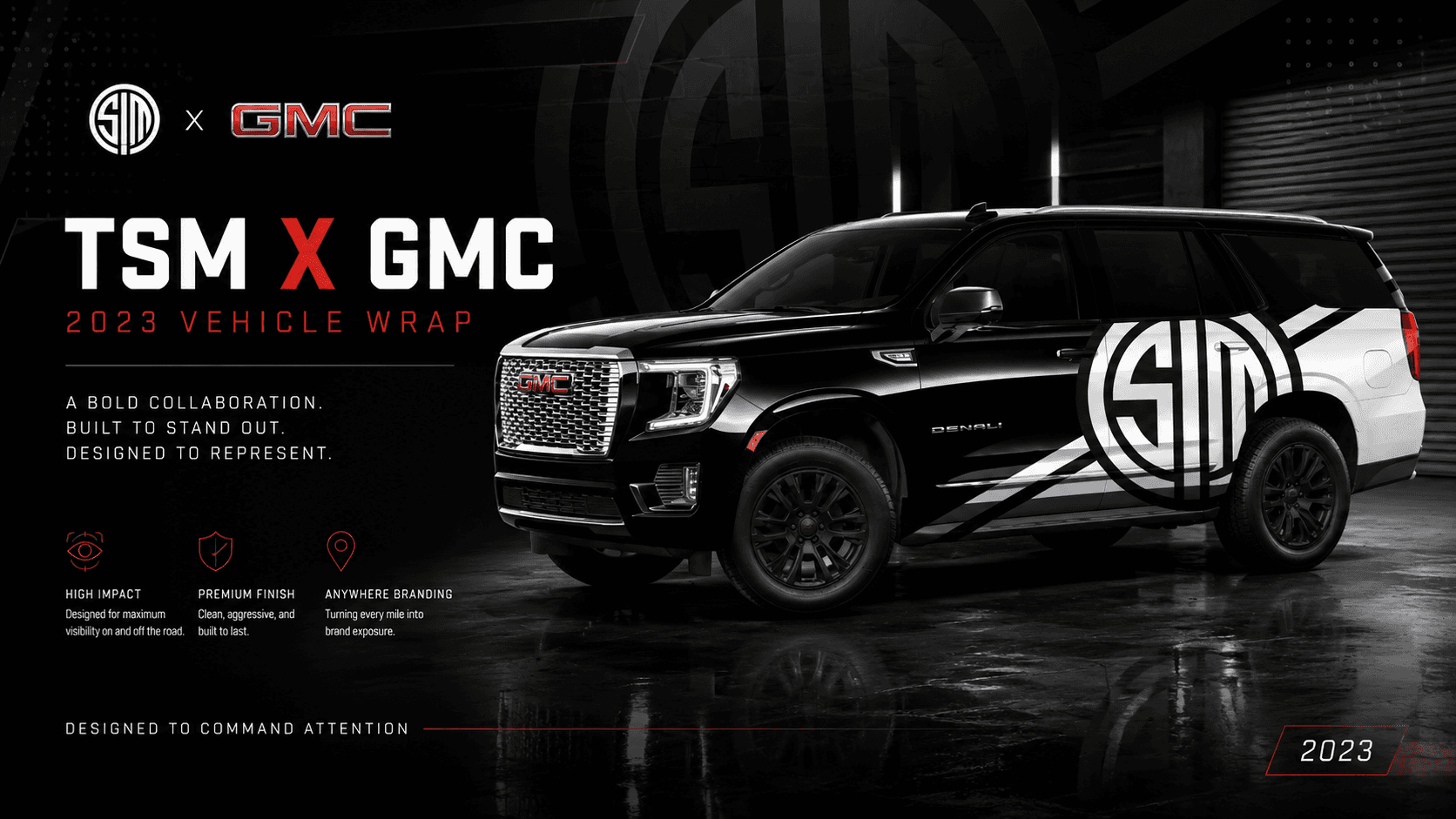 TSM team with vehicle wrap