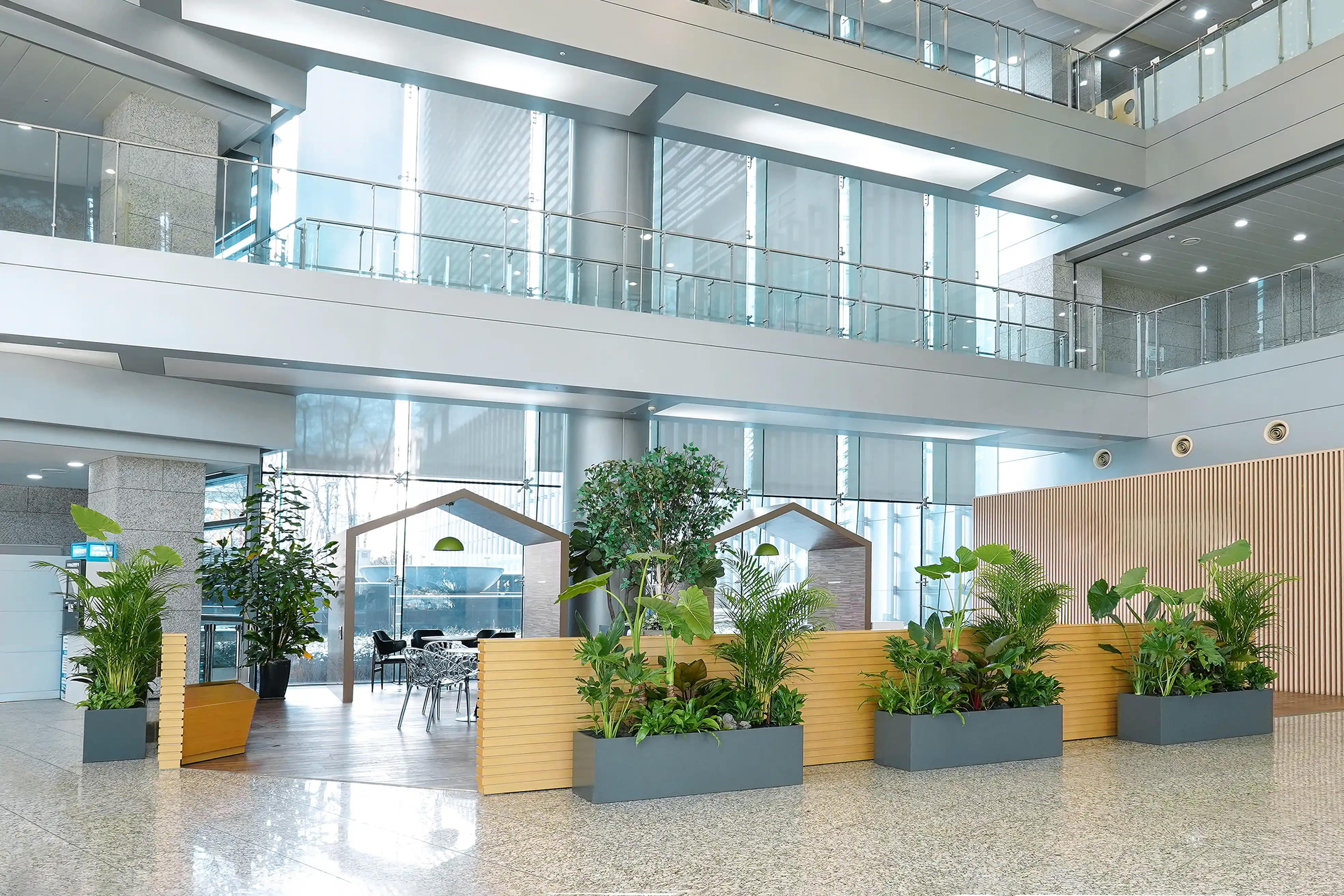 조경업체 에코피플이 설치한 실내조경 디자인