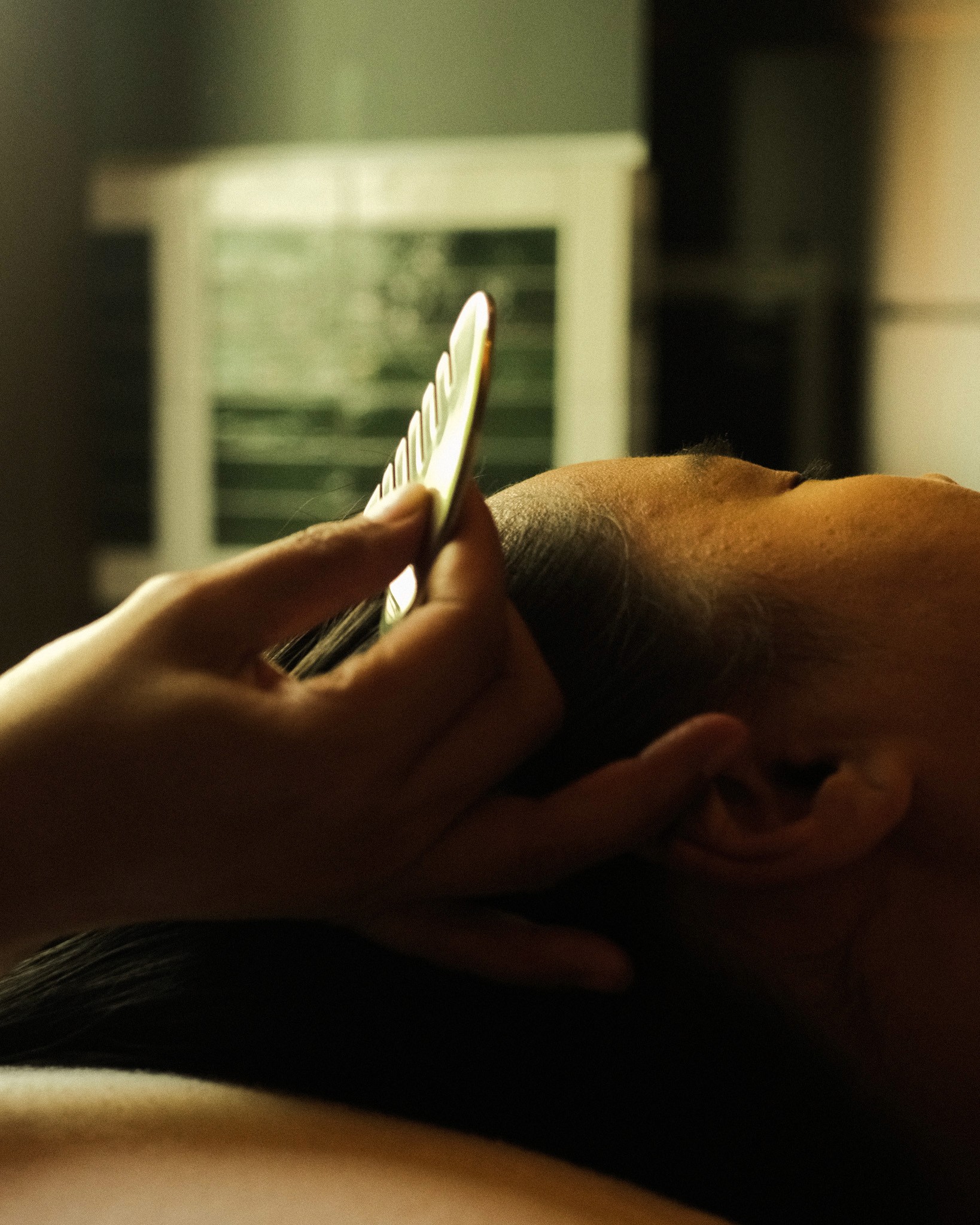 Guasha Head & Scalp Massage with Jing Botanics at Hideaway spa in New Bahru, Singapore.