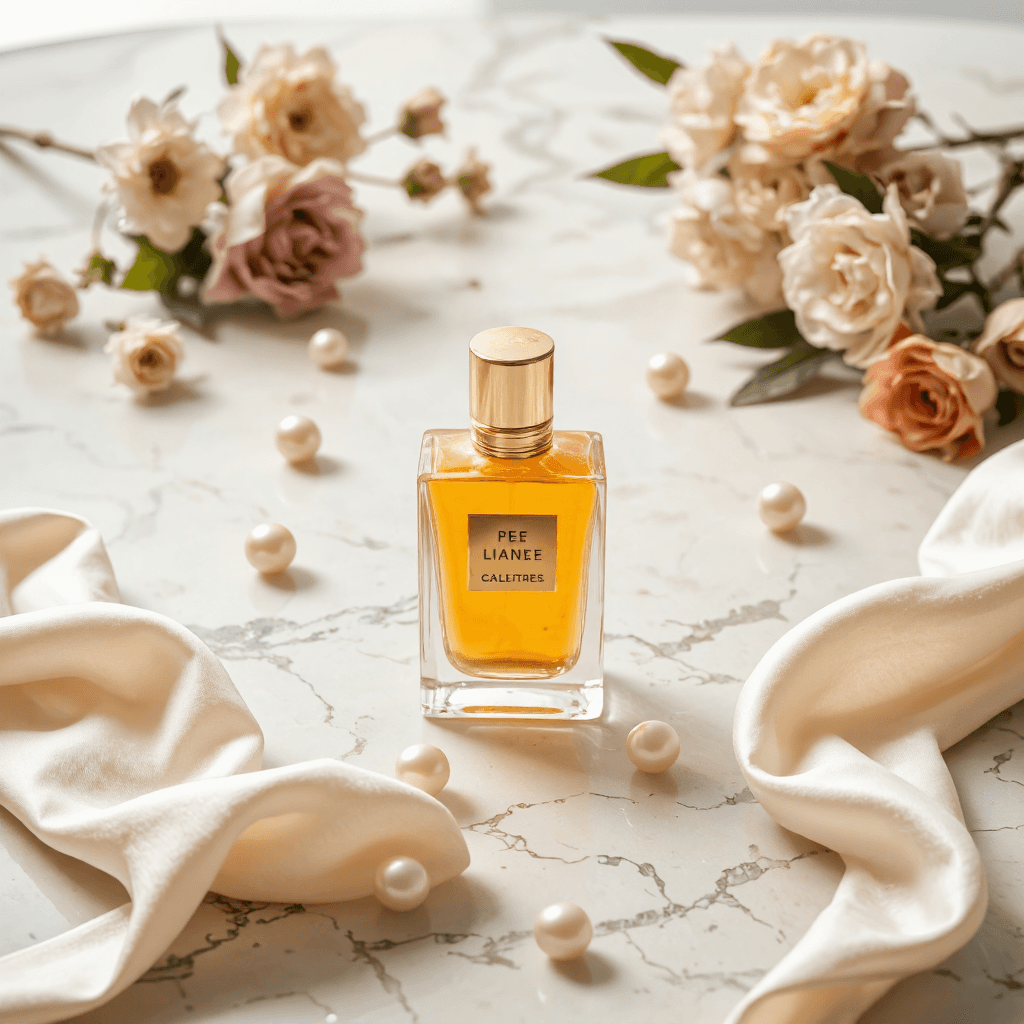 product photography of perfume bottle
