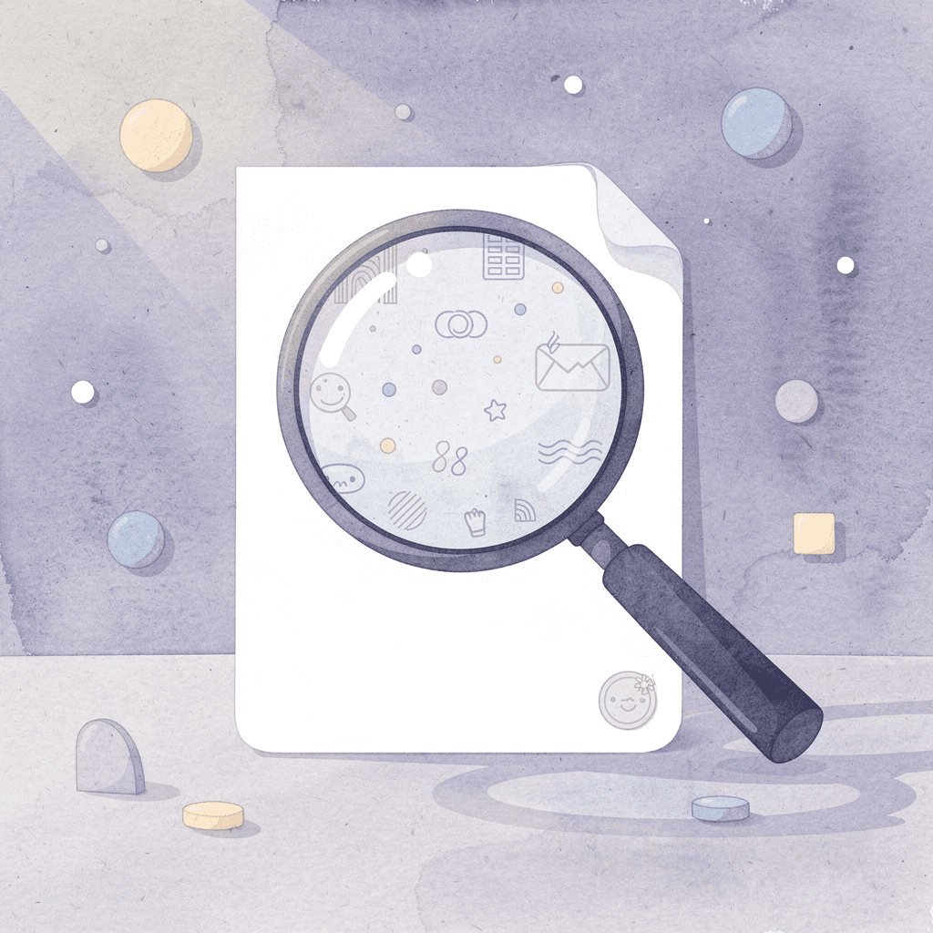  Magnifying glass revealing hidden obligations behind paperwork