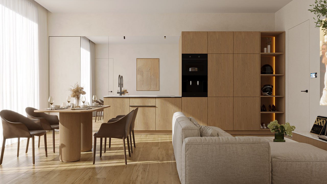 2-bedroom apartment in White Palm complex, Batu Bolong, Canggu