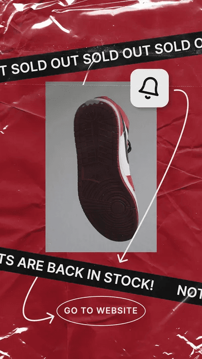 Animated Shoe Sale Promotion Instagram Story Template