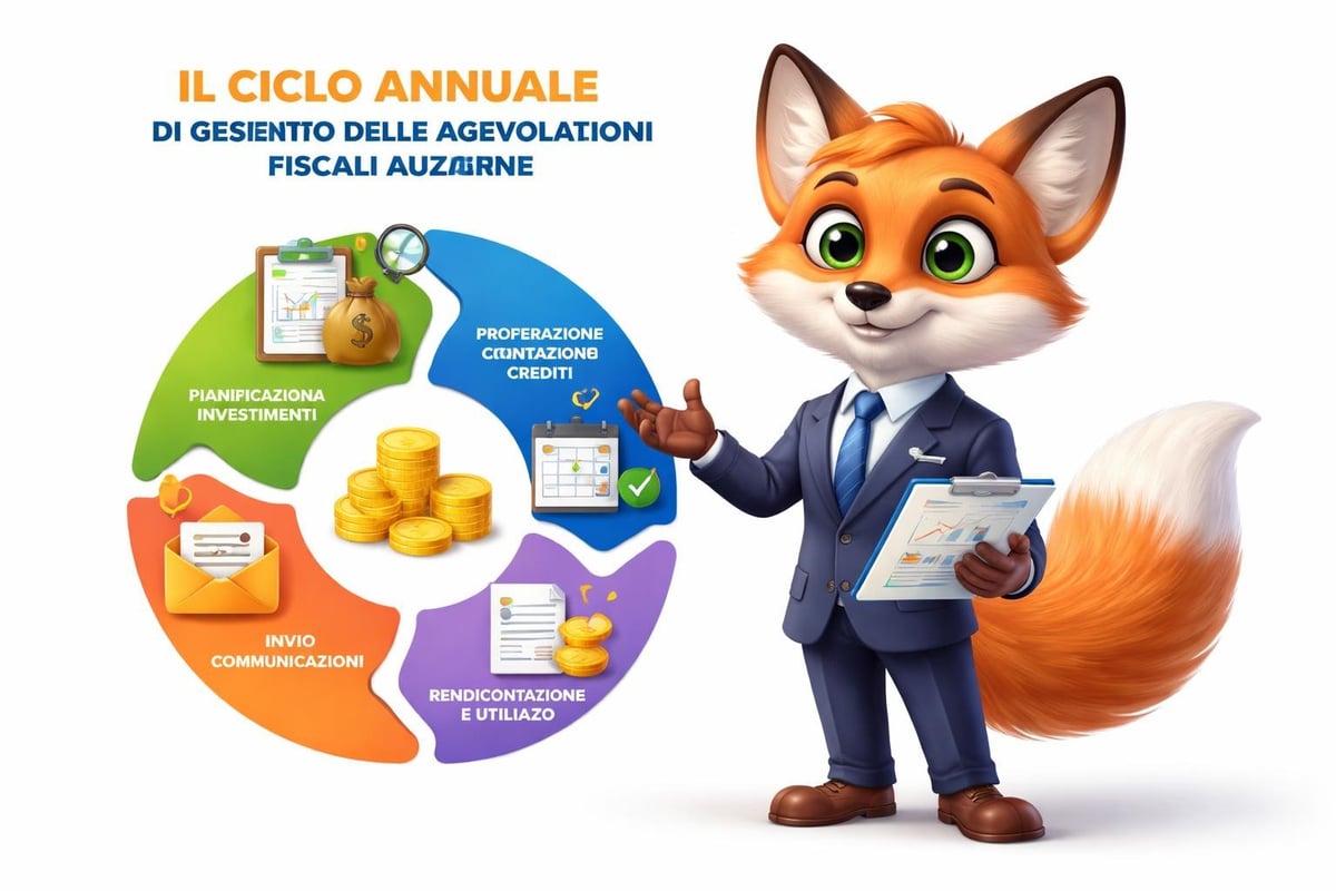 Timeline gestione agevolazioni fiscali